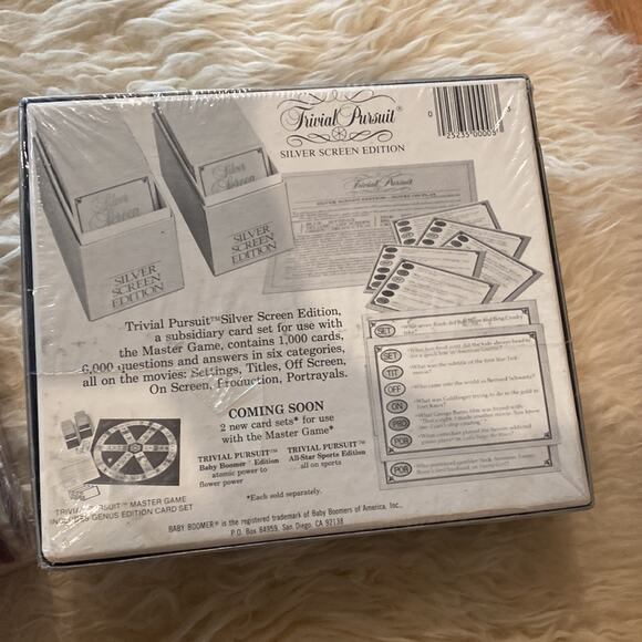 Trivial Pursuit Subsidiary Card Decks: Silver Screen & Baby Boomer Sets NWT - Picture 6 of 6